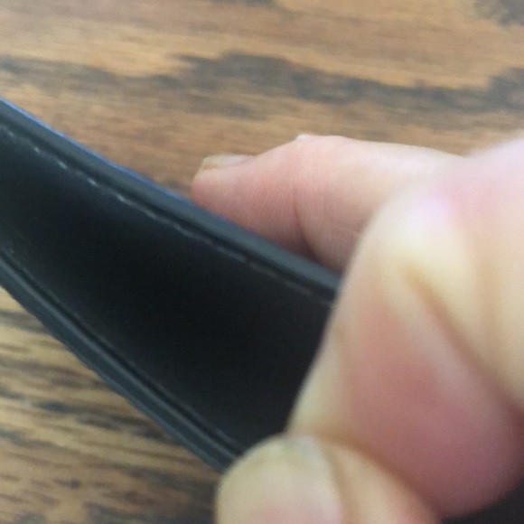 Coach smooth calf leather 2 slots money clip NEW - Picture 4 of 4